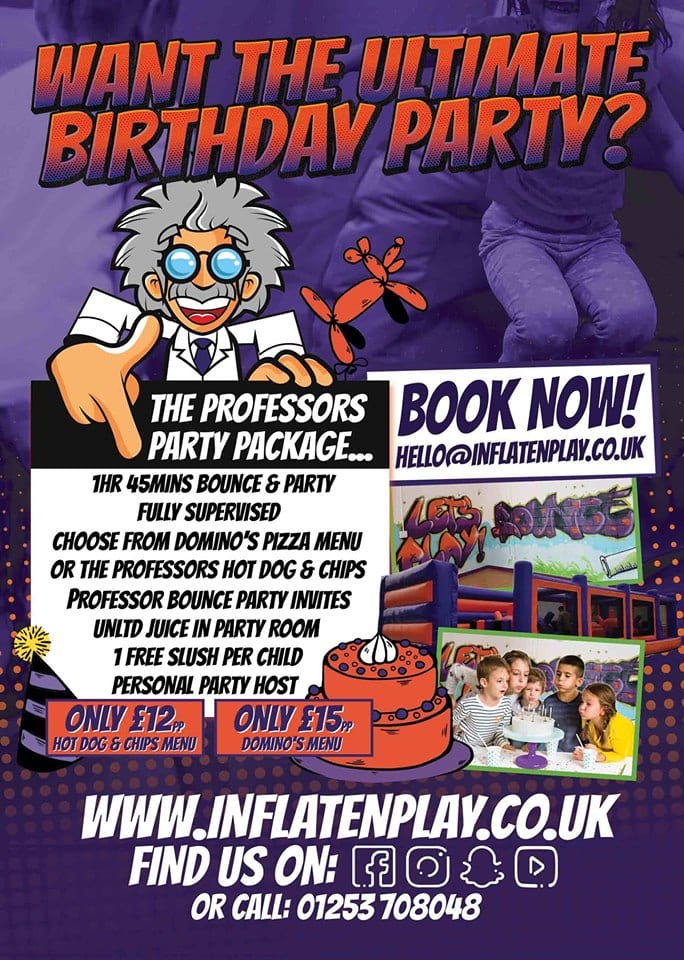 Have The Ultimate Party At Inflate ‘N’ Play!